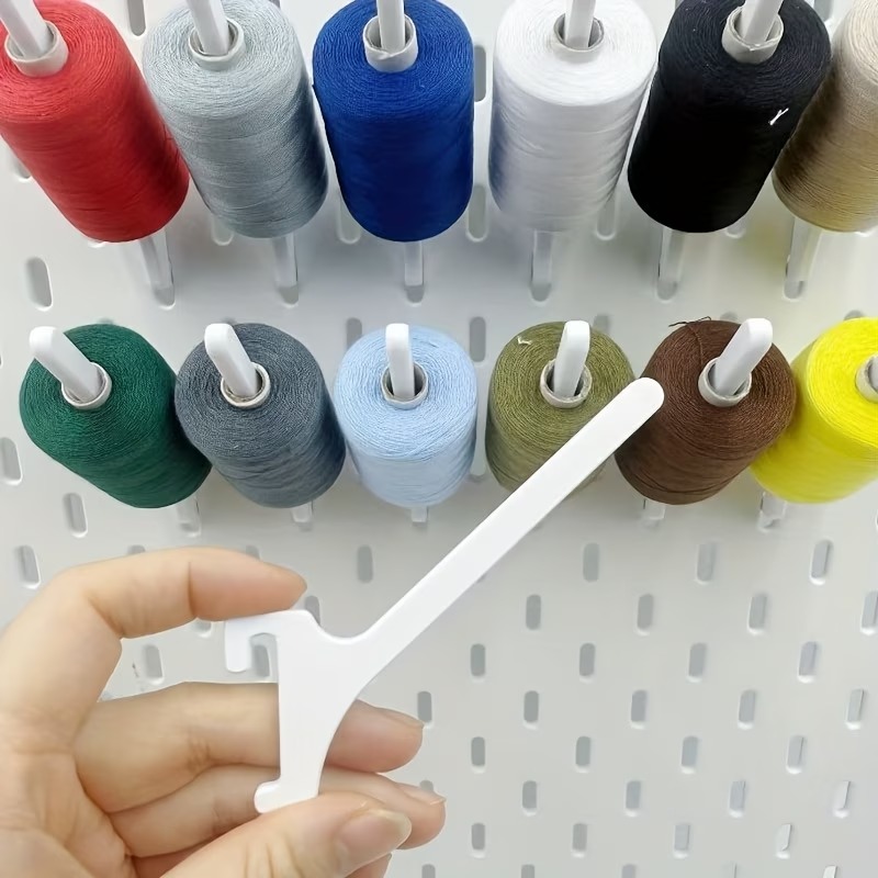 Embroidery Removal - 10PCS Thread Spool Pegboard Hooks Compatible