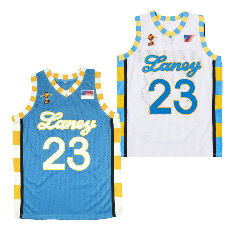 Embroidery Pashmina - Basketball Jerseys High School LANEY 23