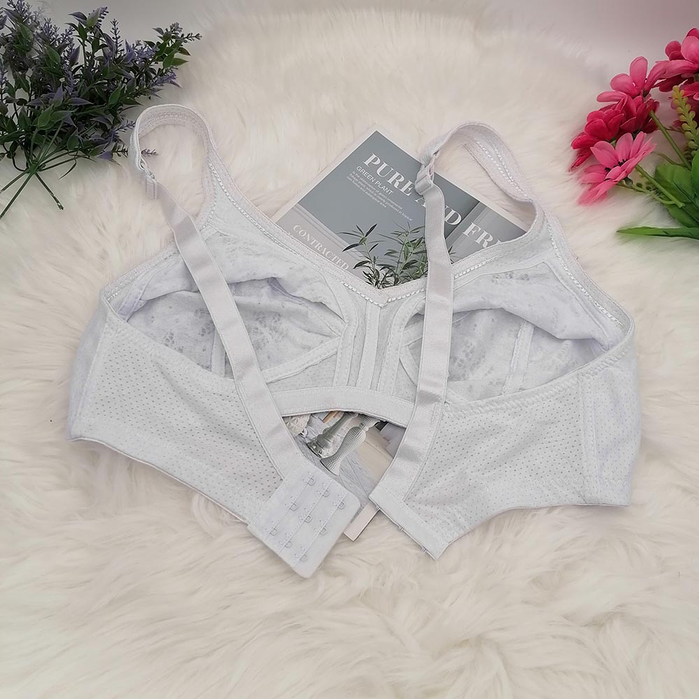 Women's Bra Large Cup C D E F  - Embroidery Underwear recension och pris