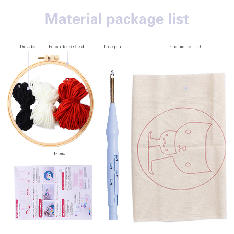 Punch Needle Embroidery Kit St - Embroidery Xmas Decorations recension och pris