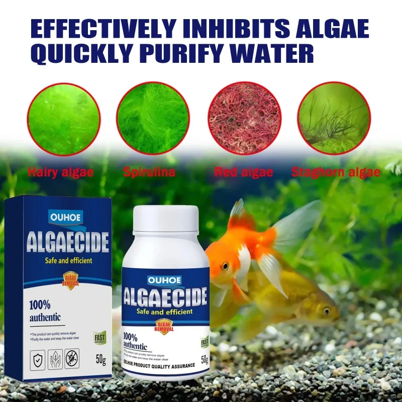 50g High Efficiency Algaecide  - Water Soluble Stabilizer recension och pris