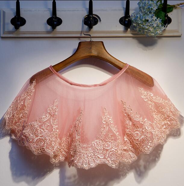 Women's embroidery pink mesh P - Embroidery Pashmina recension och pris