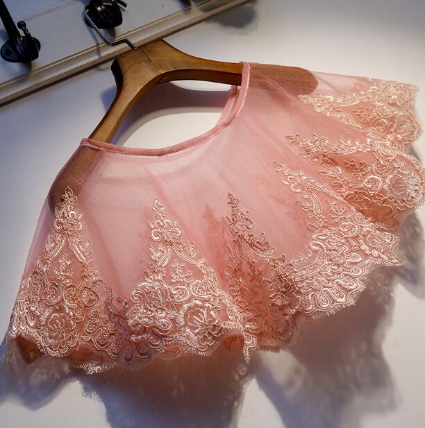 Women's embroidery pink mesh P - Embroidery Pashmina recension och pris