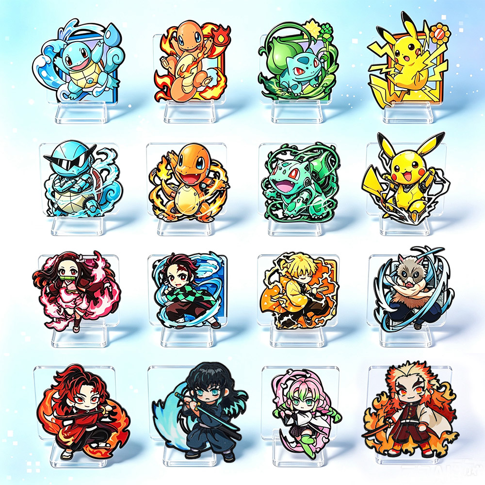 8Pcs Anime Pokemon & Demon Sla - Embroidery Reddit recension och pris