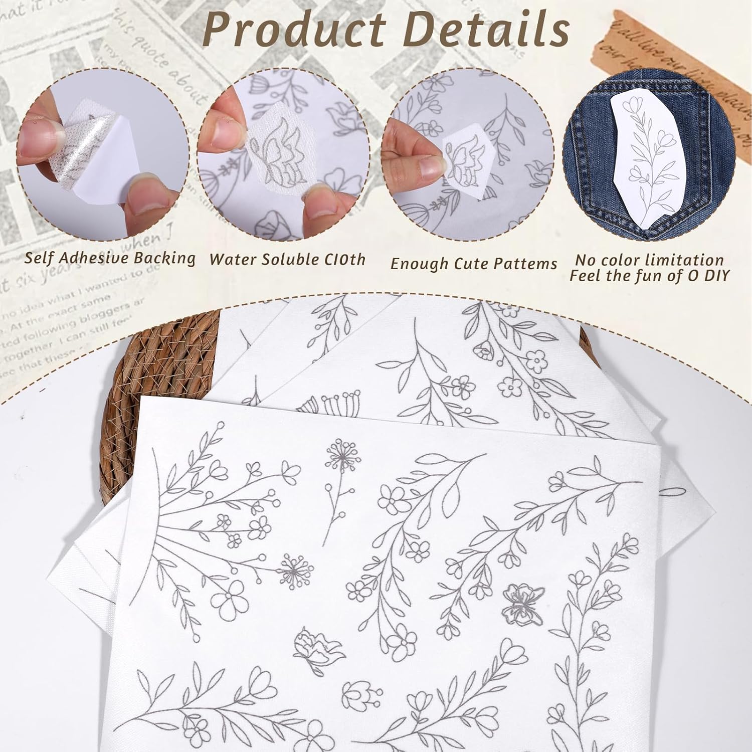 Stick & Stitch Water Soluble E - Water Soluble Stabilizer recension och pris