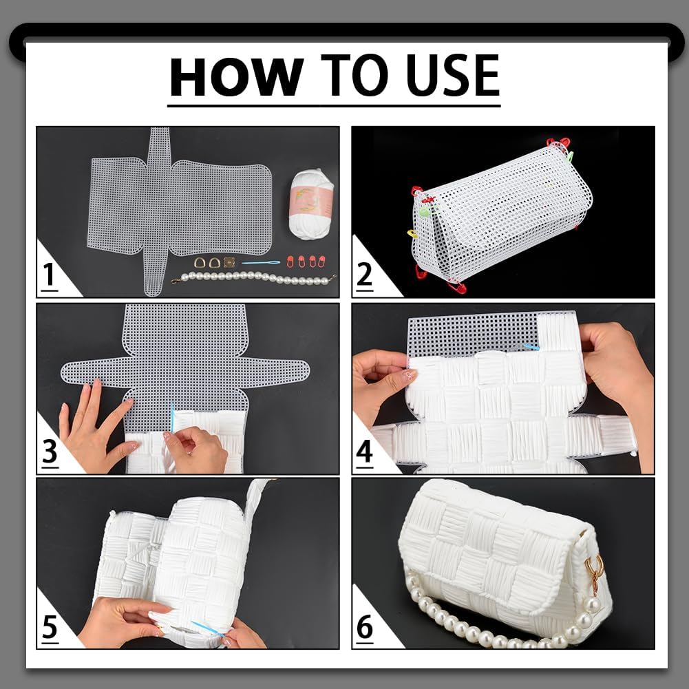 1-4Pcs Plastic Mesh Canvas She - Embroidery Ideas recension och pris