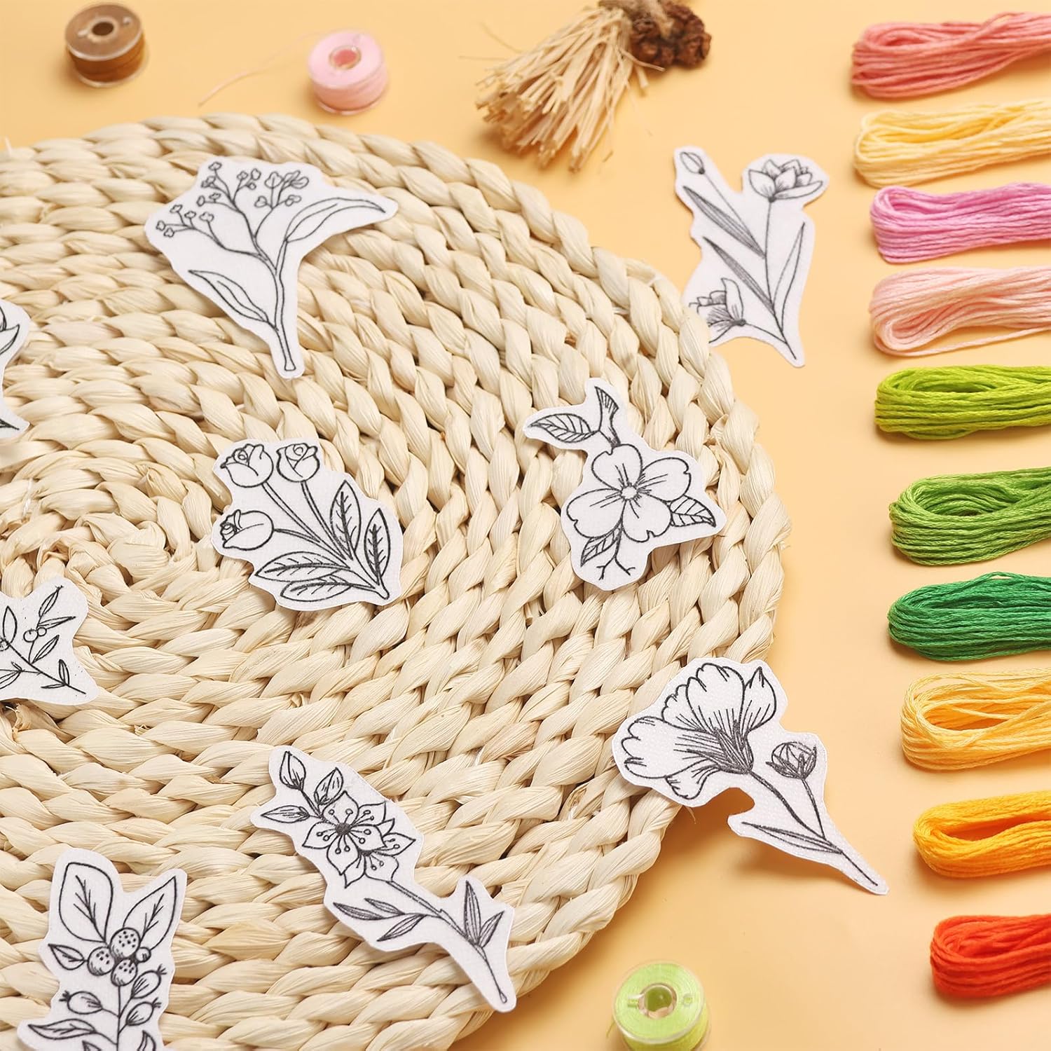 50Pcs Water Soluble Embroidery - Water Soluble Stabilizer recension och pris