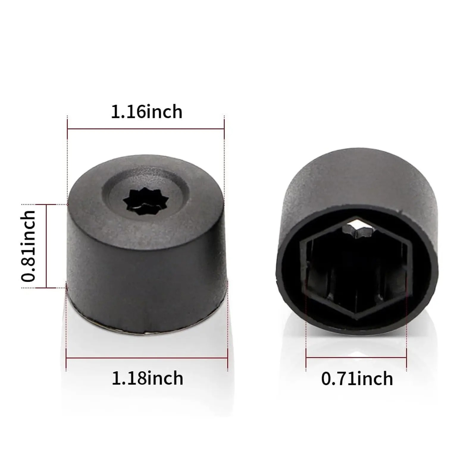 20PCS Car Wheel Lug Nut Covers - Embroidery Removal recension och pris
