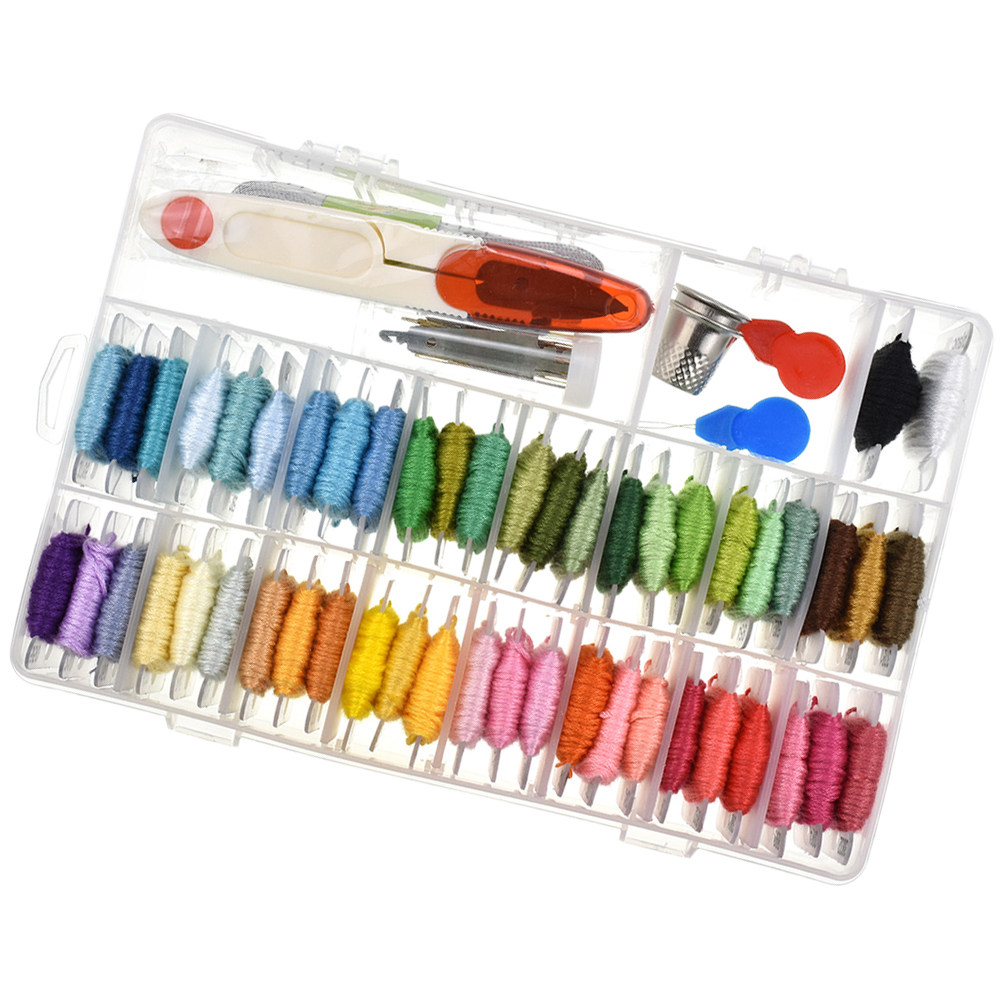 50 Assorted Embroidery Kit Sup - Embroidery Free Pattern recension och pris