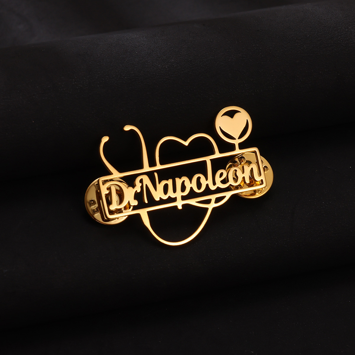 Custom Stethoscope Brooch Pers - Embroidery Names recension och pris