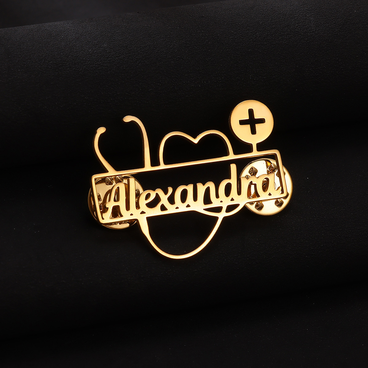 Custom Stethoscope Brooch Pers - Embroidery Names recension och pris