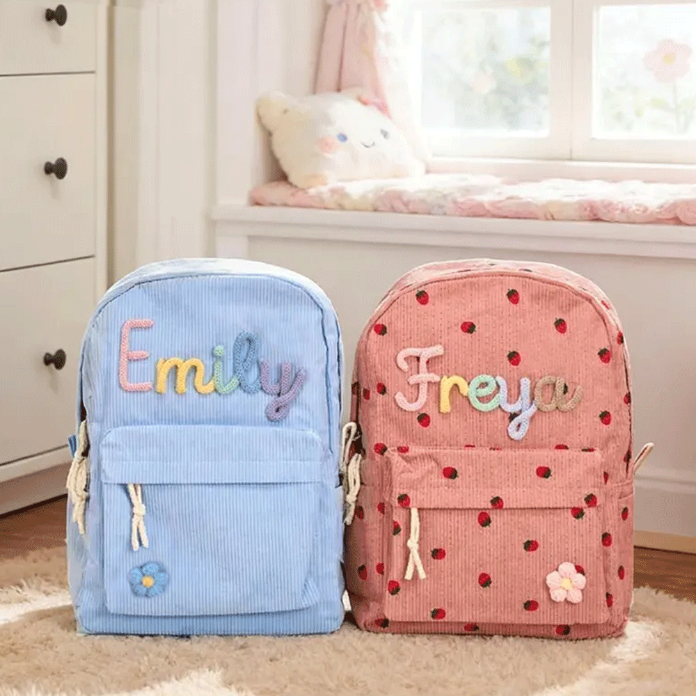 [Custom] Personalized Back-to- - Embroidery Names recension och pris