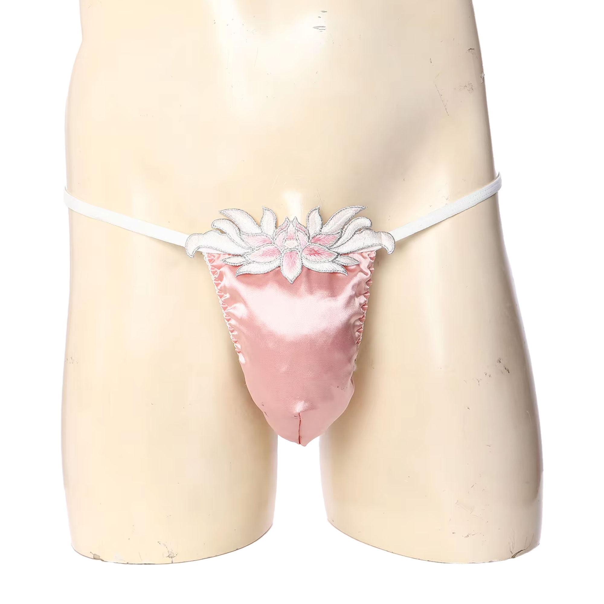 Sissy T-back Thongs Underwear  - Embroidery Underwear recension och pris