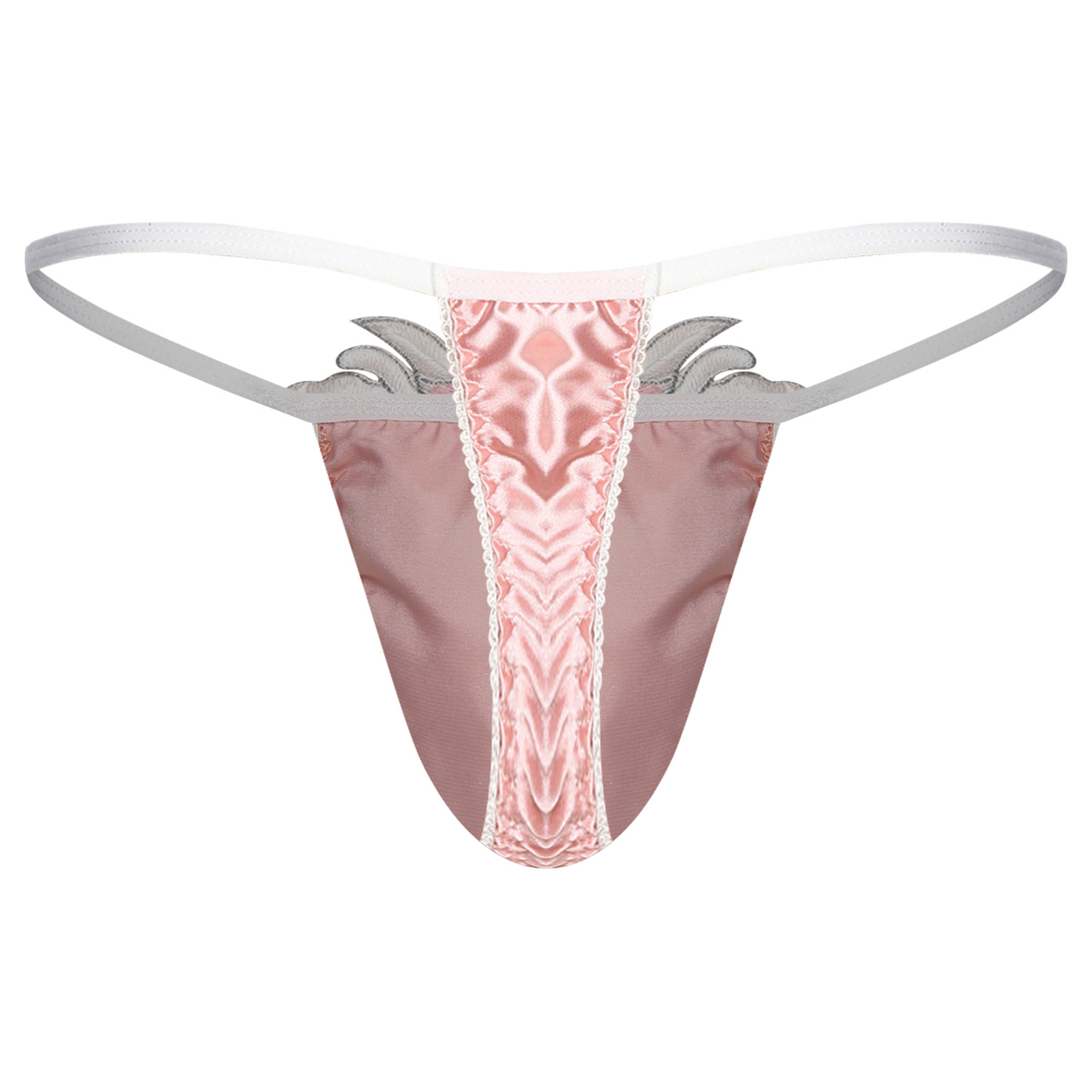 Sissy T-back Thongs Underwear  - Embroidery Underwear recension och pris