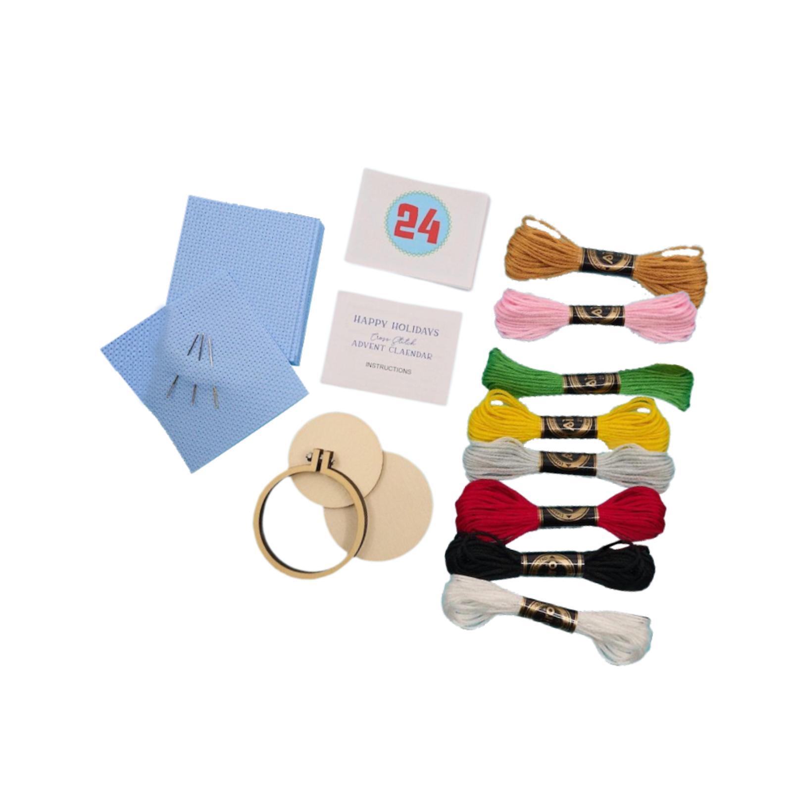 Christmas Advent Calendar,Xmas - Embroidery Xmas Decorations recension och pris