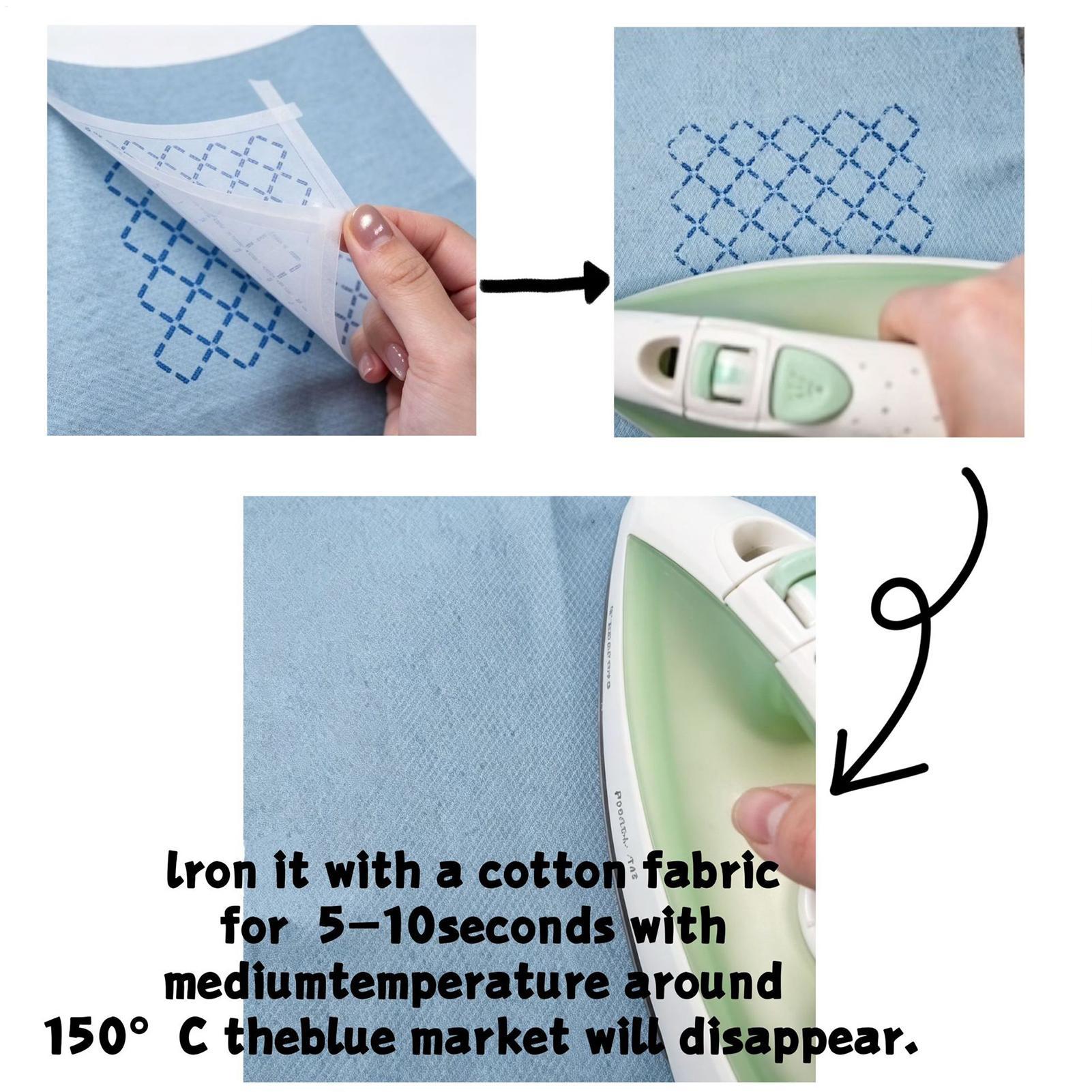 40g/can Heat Erasable Fabric C - Embroidery Free Pattern recension och pris