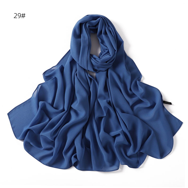 New Pearl Chiffon Hijabs Vine  - Embroidery Pashmina recension och pris