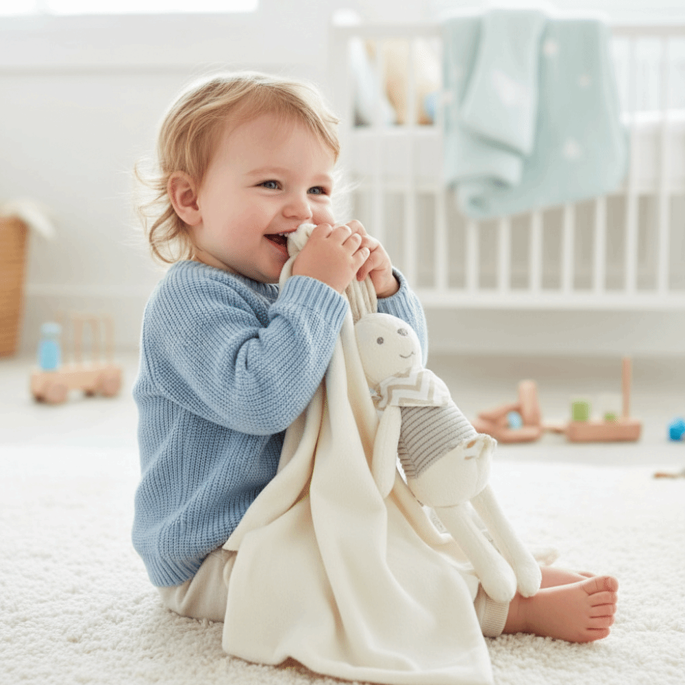 Square Shape Baby Rabbit Comfo - Embroidery Rabbit recension och pris