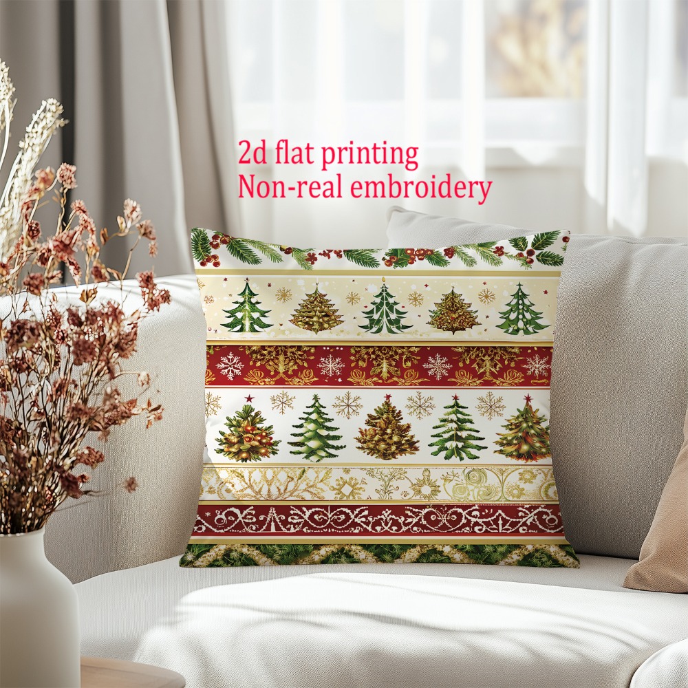 2pcs, 2D Flat Merry Christmas  - Embroidery Xmas Decorations recension och pris
