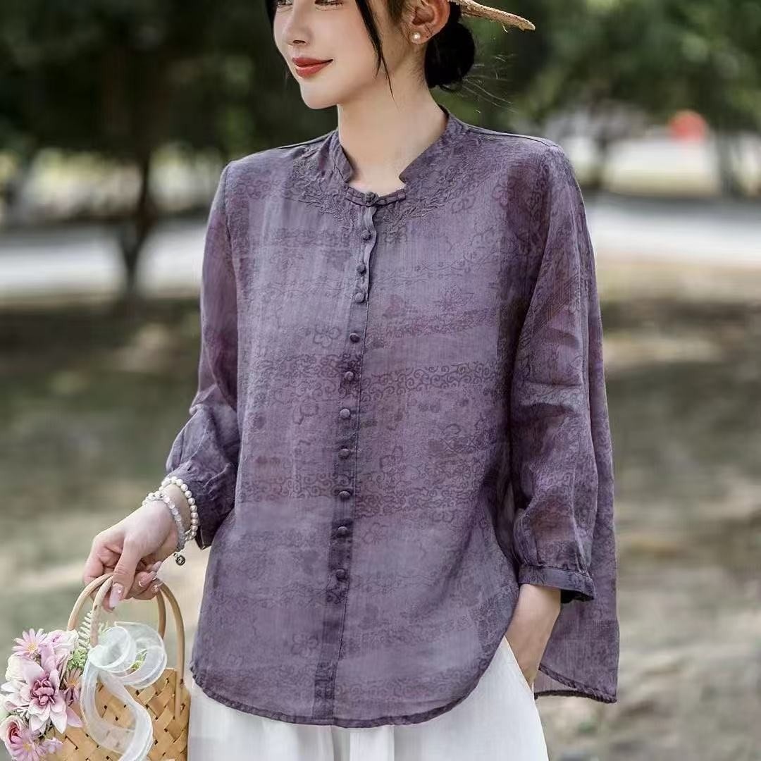 Elegant Harajuku Slim Fit Fema - Embroidery Pashmina recension och pris