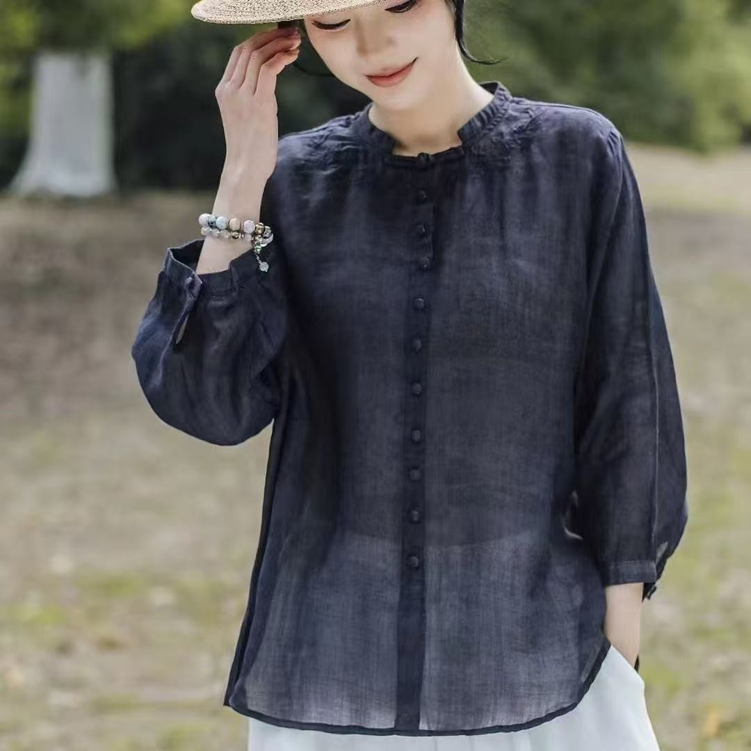 Elegant Harajuku Slim Fit Fema - Embroidery Pashmina recension och pris