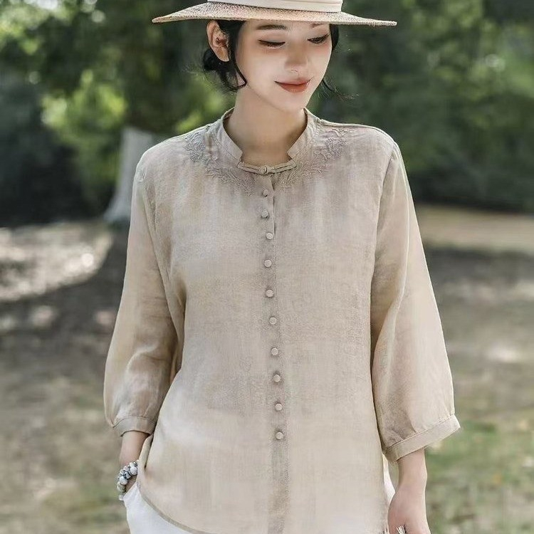 Elegant Harajuku Slim Fit Fema - Embroidery Pashmina recension och pris