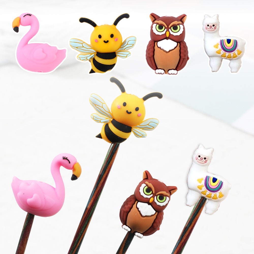 Knitting Needle Stoppers Needl - Stitch Marker Ring recension och pris