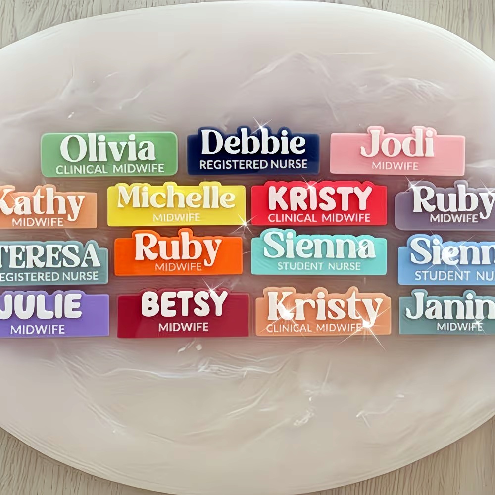 Custom Name Brooch Personalize - Embroidery Names recension och pris