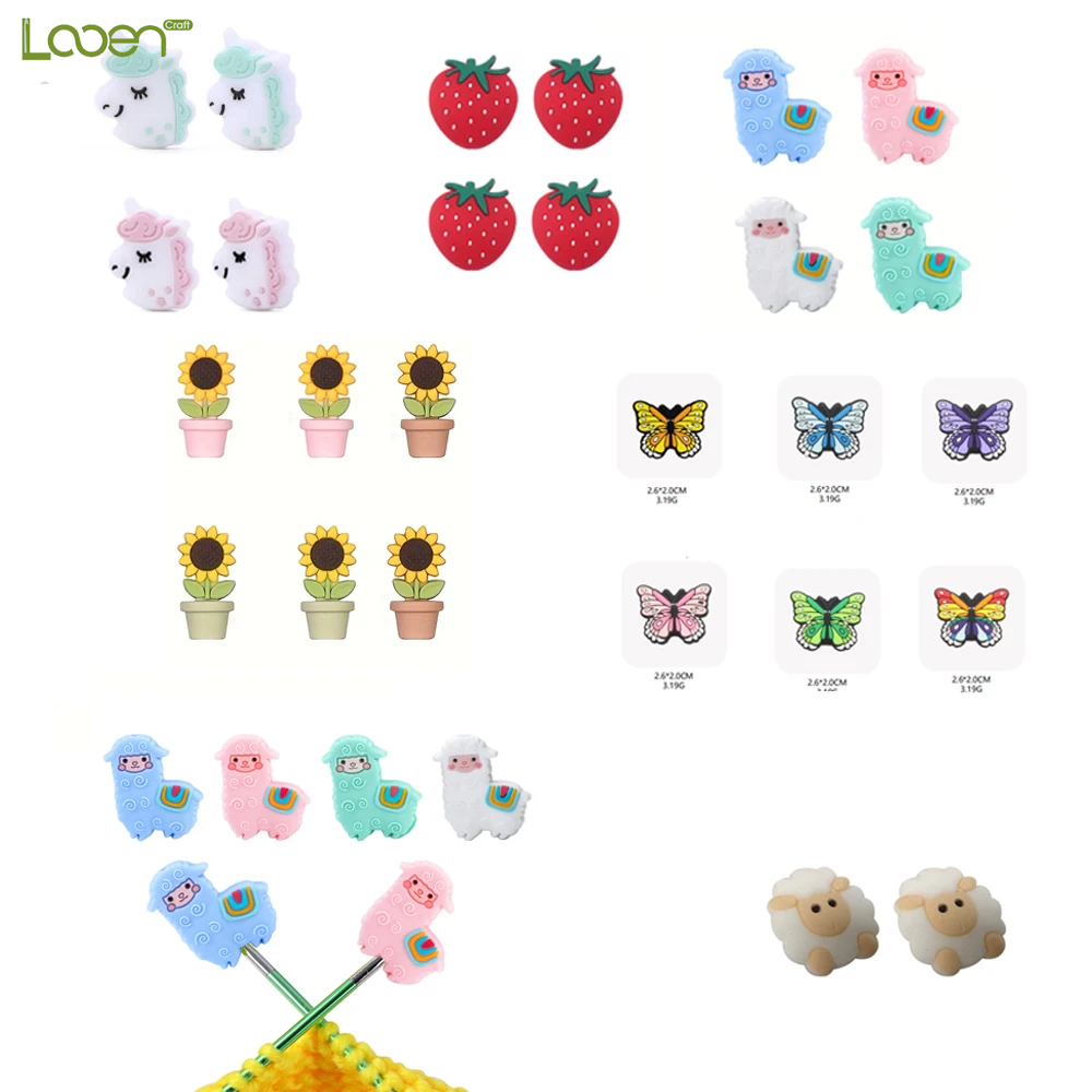 2pcs/4pcs/6pcs/8pcs Sweater Ne - Stitch Marker Ring recension och pris
