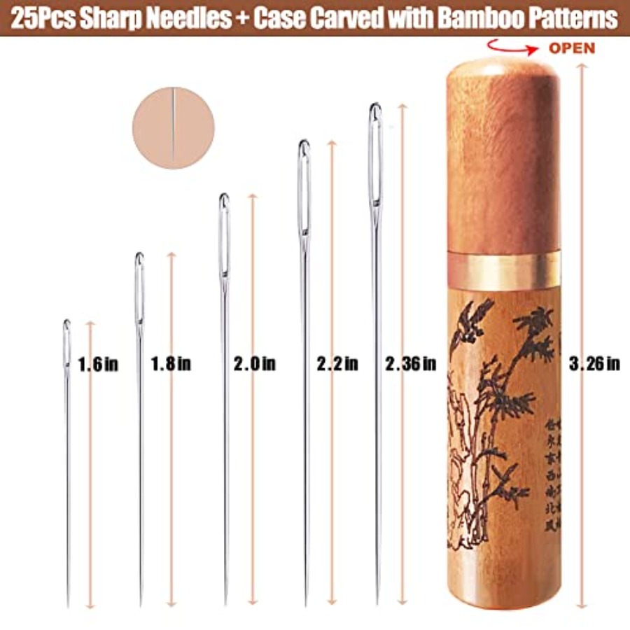 Large Eye Sewing Needles, Embr - Embroidery Free Pattern recension och pris
