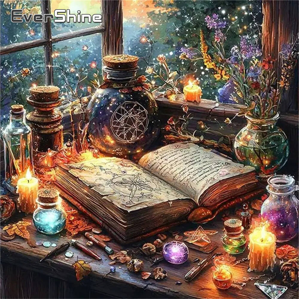 Evershine DIY Full Square Roun - Embroidery Journal Book recension och pris