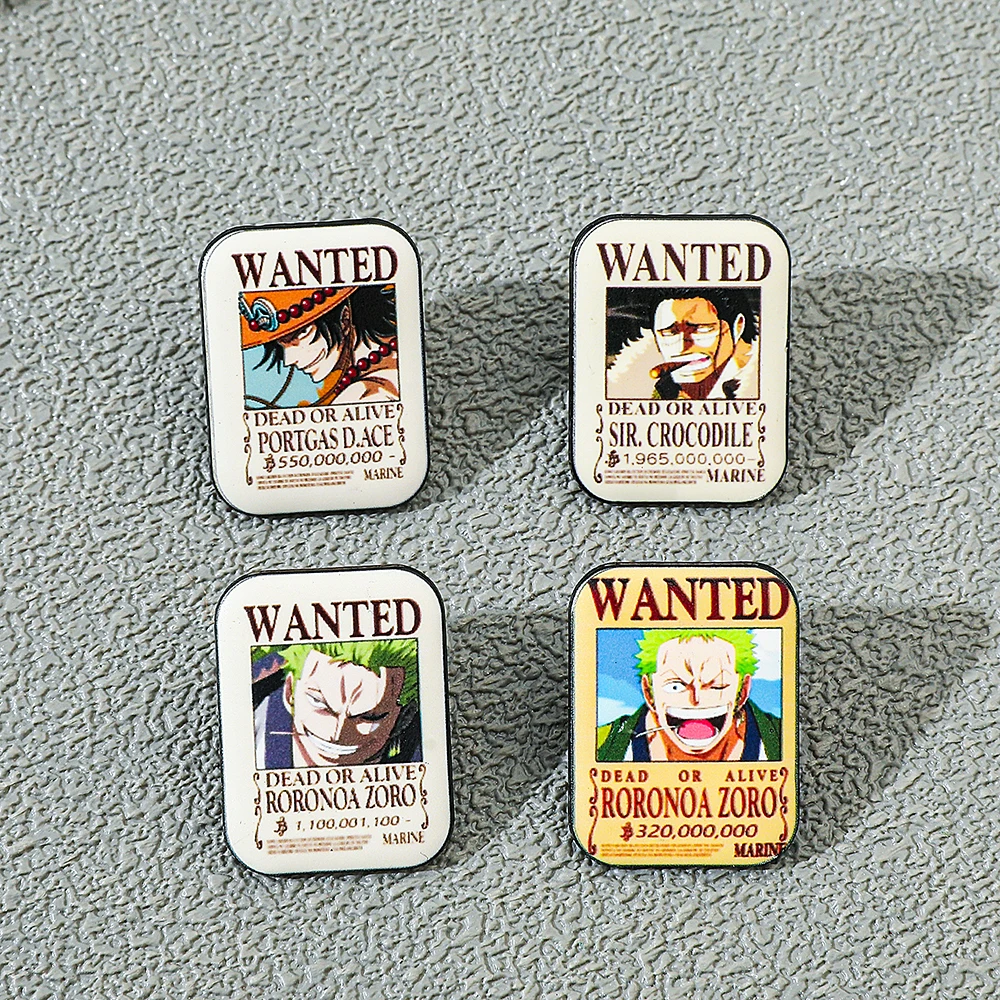 4 Pcs ONE PIECE Cartoon Anime  - Embroidery Reddit recension och pris