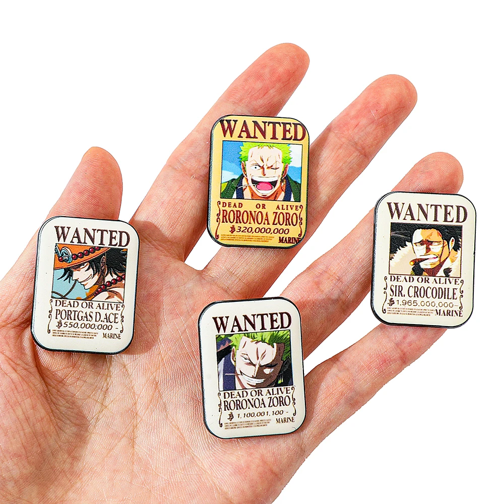 4 Pcs ONE PIECE Cartoon Anime  - Embroidery Reddit recension och pris