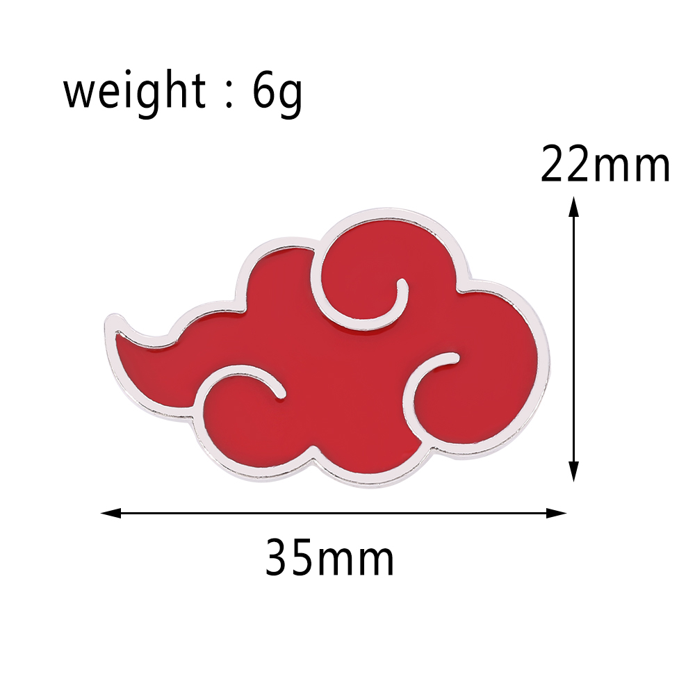 Naruto Akatsuki Brooch Pin Kon - Embroidery Reddit recension och pris