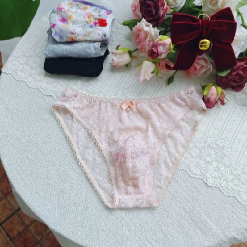 Sheer Sexy Man's Lace Panties  - Embroidery Underwear recension och pris