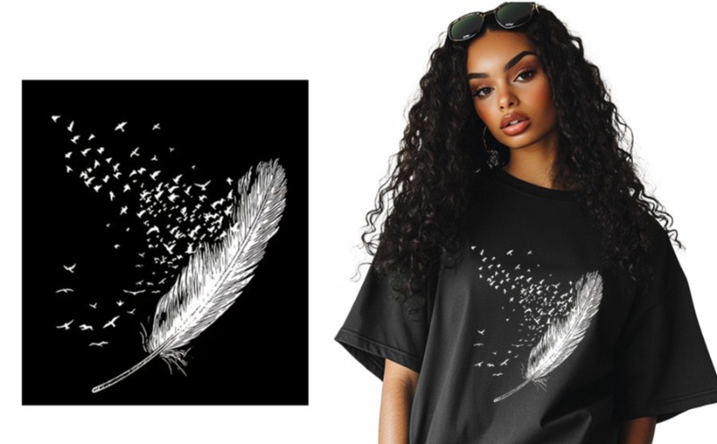 Colorful Feather Bohemian Iron - Embroidery Patches recension och pris
