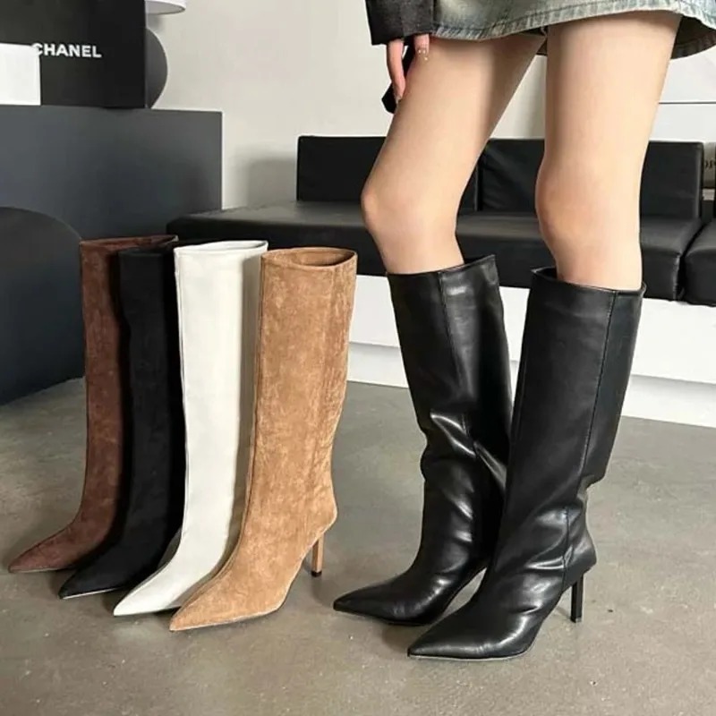 Luxury Women Long Boots Fashio - Embroidery Ideas recension och pris