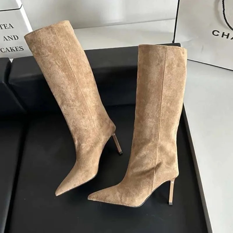 Luxury Women Long Boots Fashio - Embroidery Ideas recension och pris