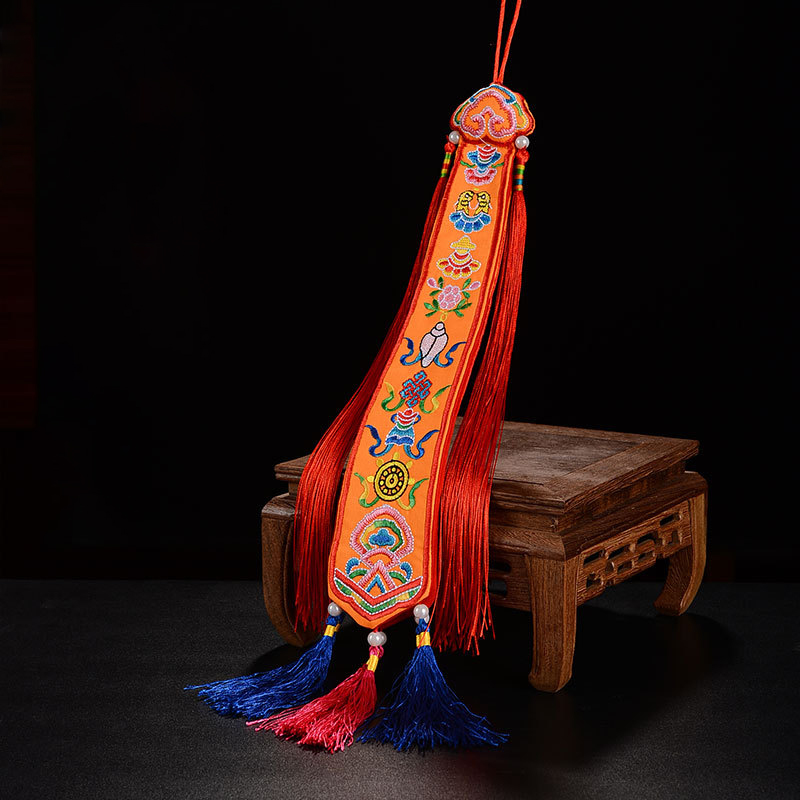 Tibetan Ribbon Flags Nepal Han - Embroidery Ribbon recension och pris