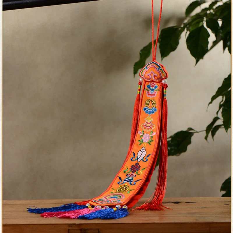 Tibetan Ribbon Flags Nepal Han - Embroidery Ribbon recension och pris