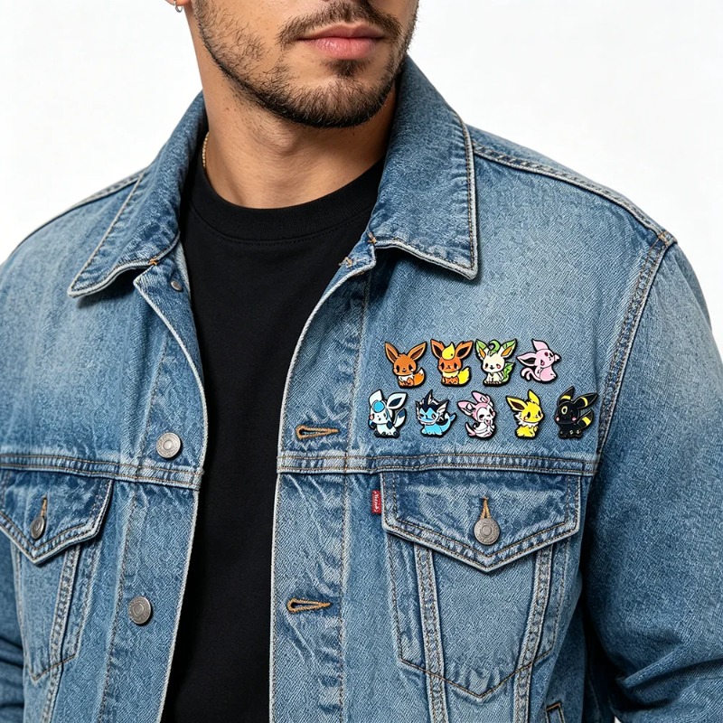 Hot 9 Pcs Anime Elf Brooch Set - Embroidery Reddit recension och pris
