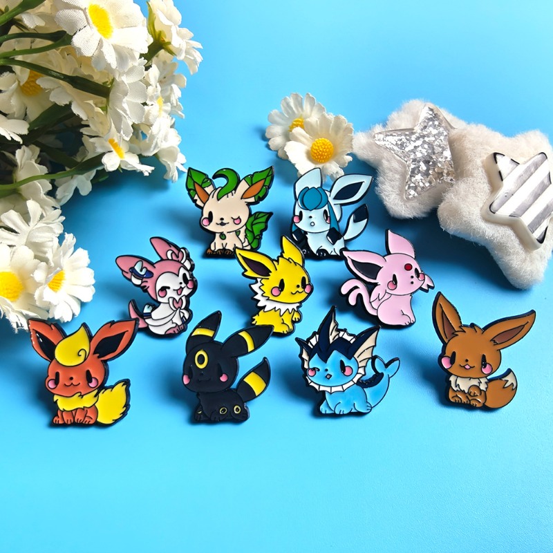 Hot 9 Pcs Anime Elf Brooch Set - Embroidery Reddit recension och pris