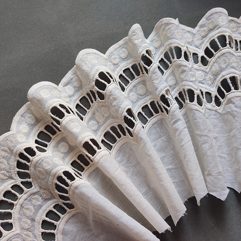 5Y Wholesale hollow 100% cotto - Embroidery Ribbon recension och pris