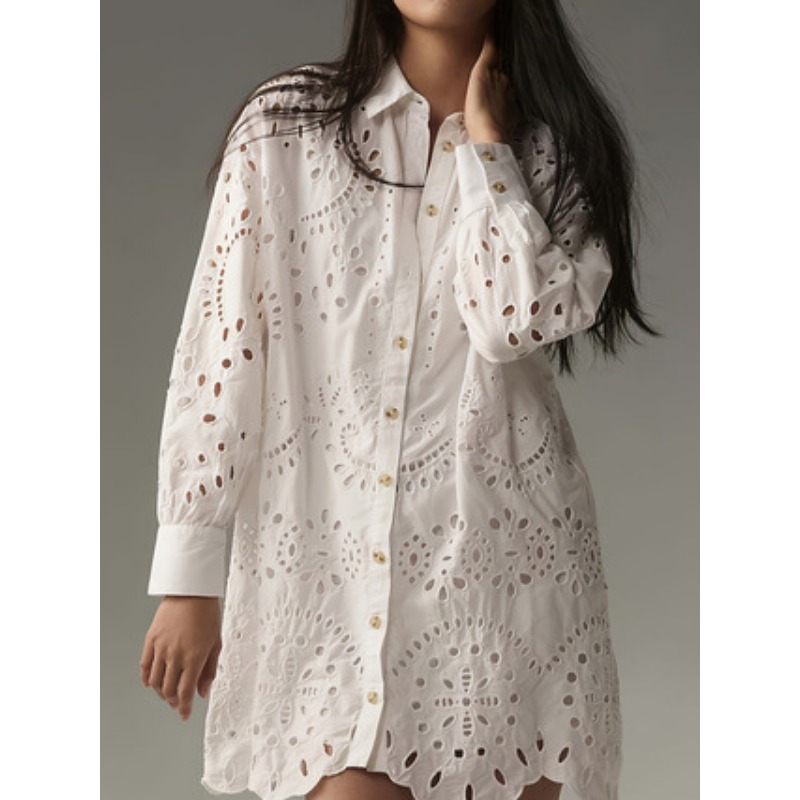 Women Solid Eyelet Embroidery  - Embroidery Eyelet recension och pris