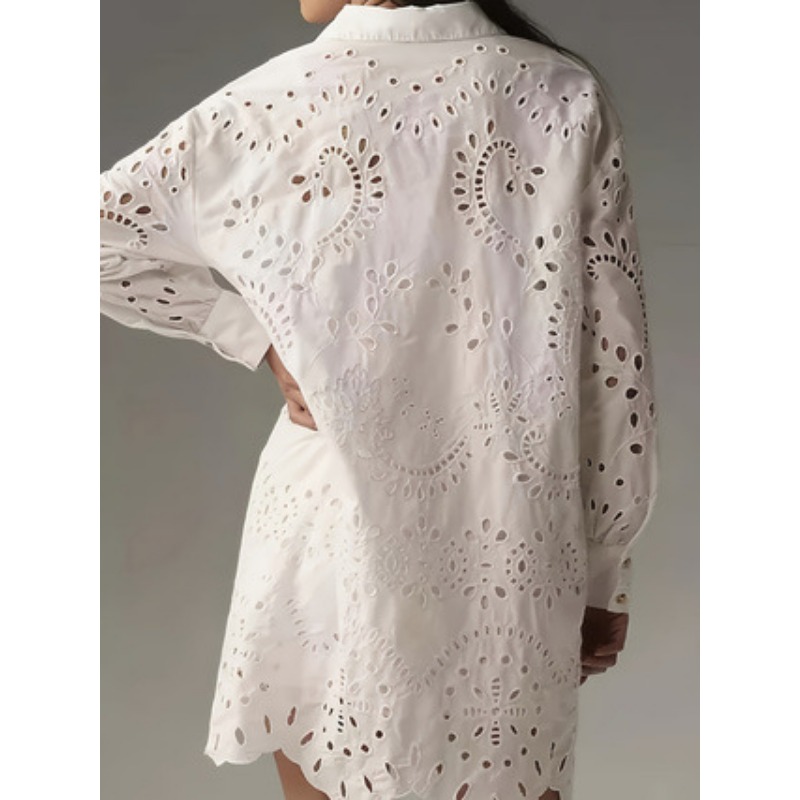 Women Solid Eyelet Embroidery  - Embroidery Eyelet recension och pris