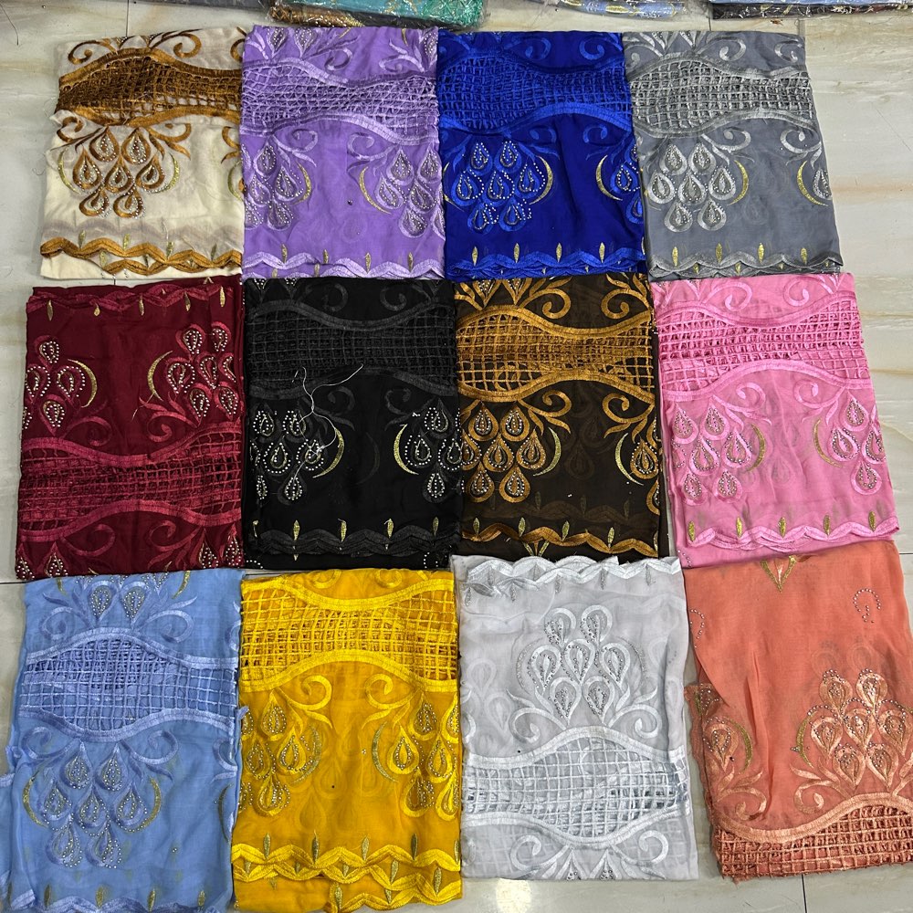 2026 African Muslim Scarf Turb - Embroidery Pashmina recension och pris