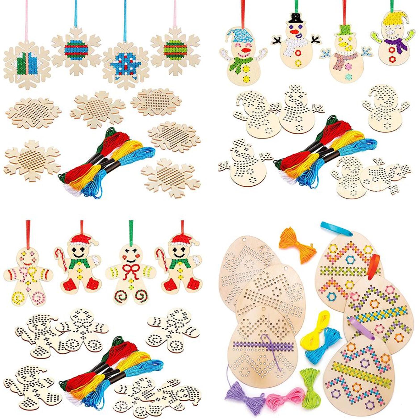 Cross Stitch Hanging Pendant E - Embroidery Xmas Decorations recension och pris