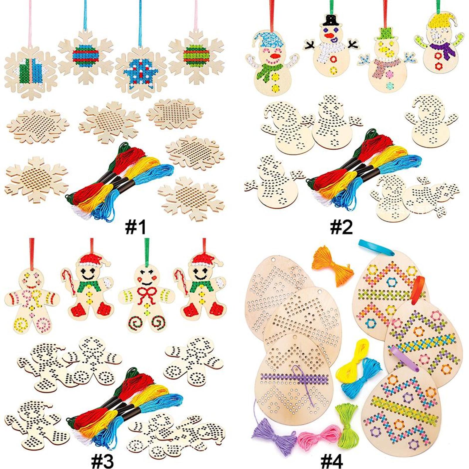 Cross Stitch Hanging Pendant E - Embroidery Xmas Decorations recension och pris
