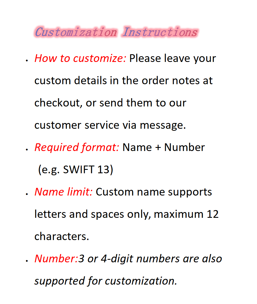 Customized Name And Number Des - Embroidery Names recension och pris