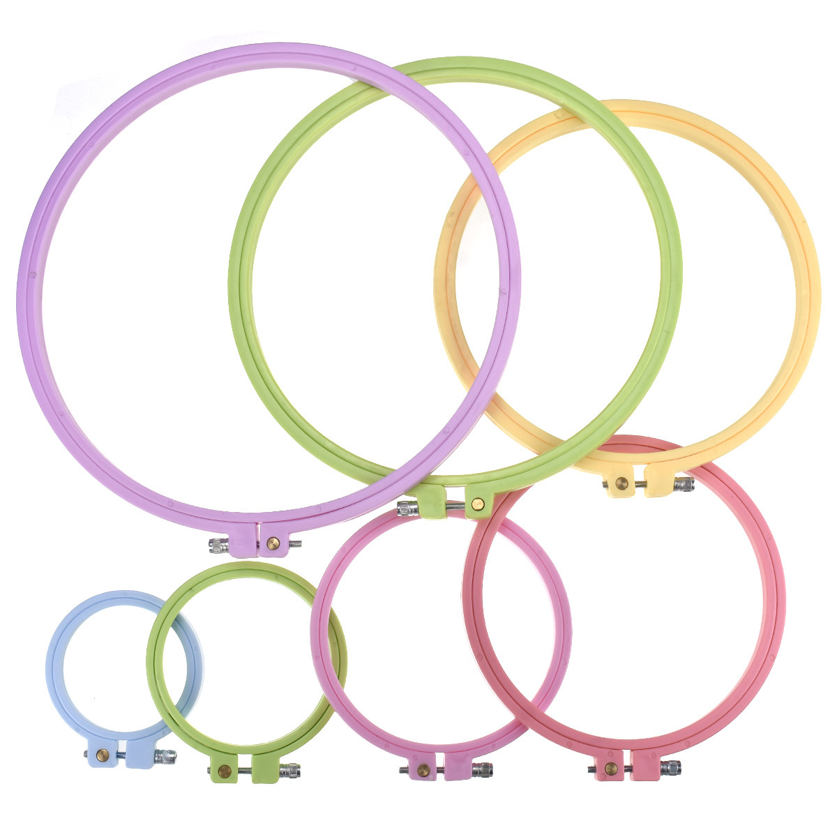 Round Cross Stitch Embroidery  - Embroidery Ring Sizes recension och pris
